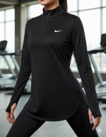 تیشرت جلو زیپ نایک 6002