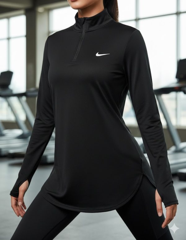 تیشرت جلو زیپ نایک 6002