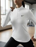 تیشرت جلو زیپ نایک 6002