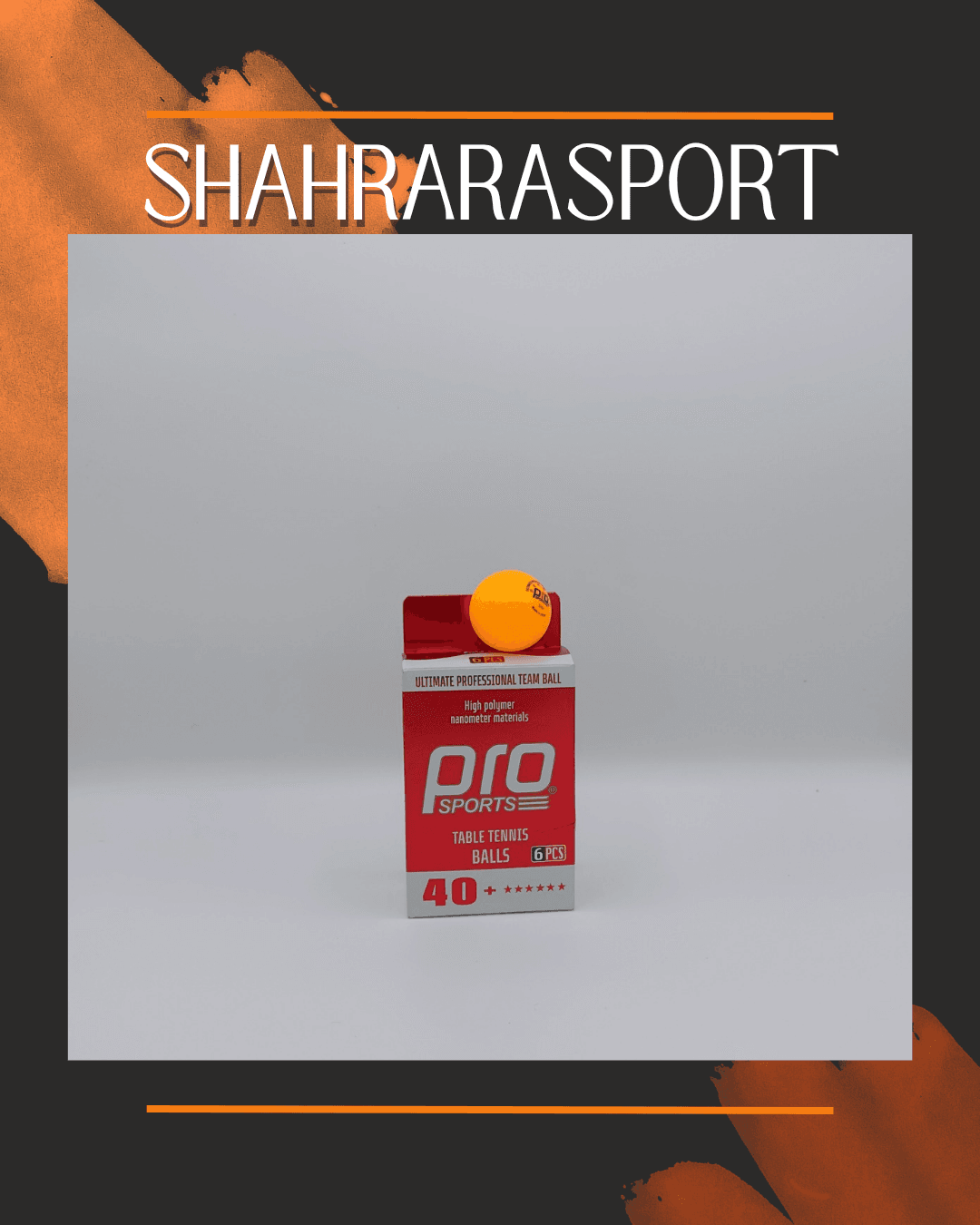 توپ پینگ پنگ 6 ستاره pro