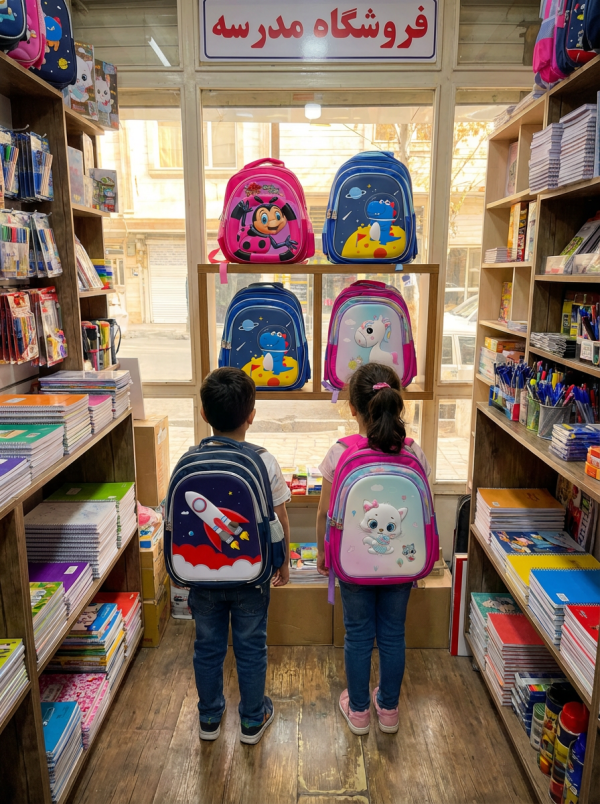 کوله مدارس طرحدار 81413