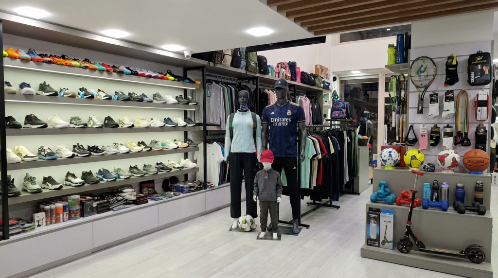 فروشگاه پوشاک و تجهیزات ورزشی شهرآرا